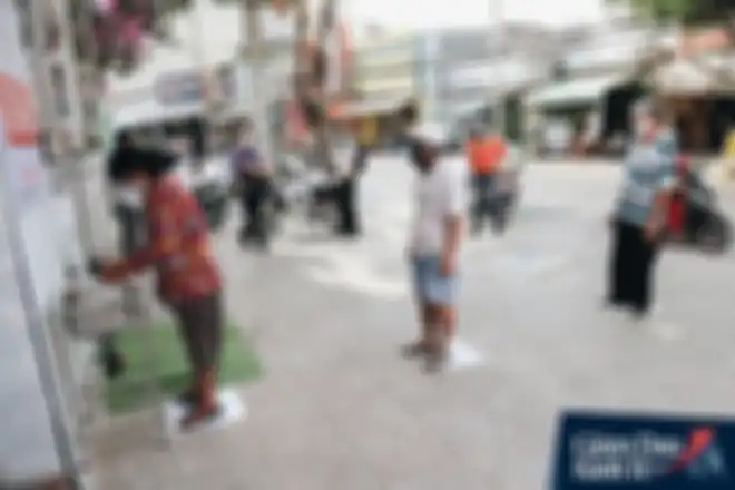 Mesin ATM yang mengeluarkan beras di Vietnam.