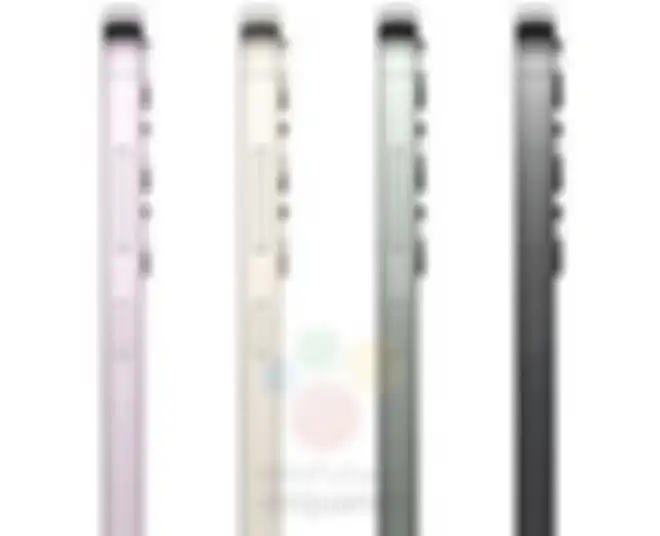 Render resmi bagian samping Samsung Galaxy S23 