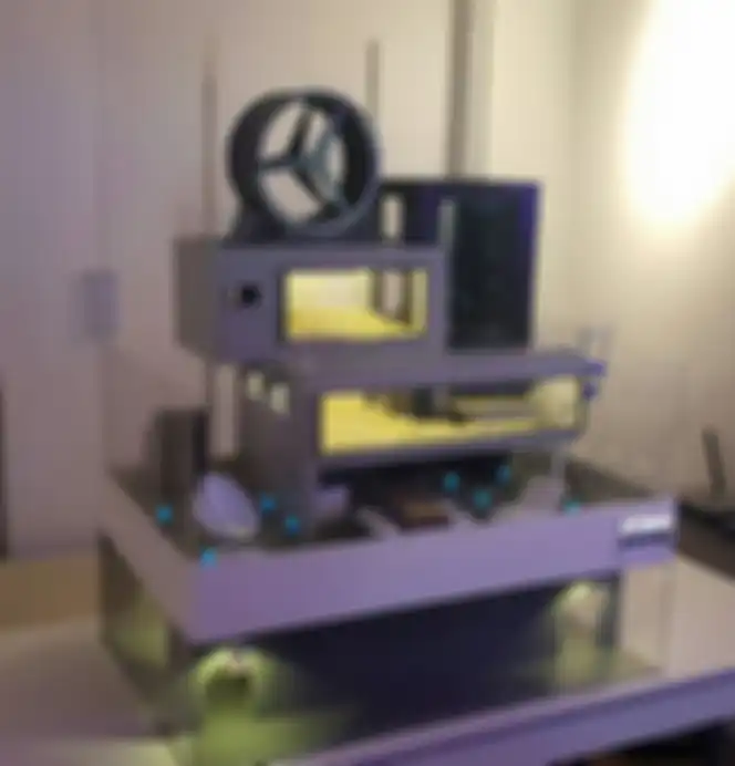 Rumah dengan gaya futuristik untuk hamster
