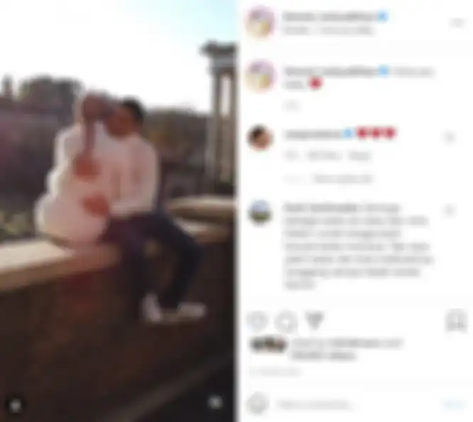 Unggahan Instagram Rezky Aditya