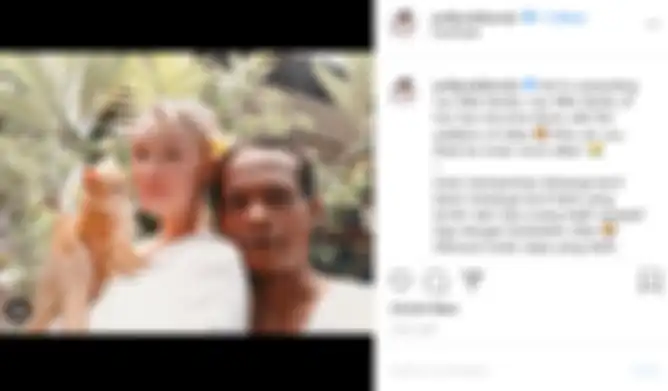 Potret mesra Polly Alexandria dengan Nur Khamid