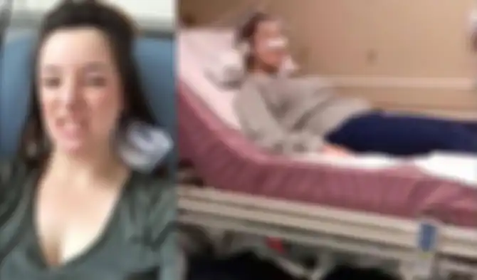 Lucy melakukan pemindaian otak. | mirror.co.uk