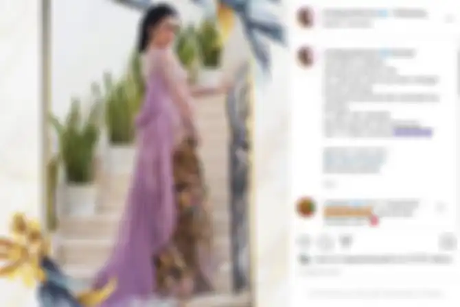 Krisdayanti mengucapkan terimakasih pada Anne Avantie yang telah membuatkan busana khusus untuknya di acara lamaran Aurel Hermansyah