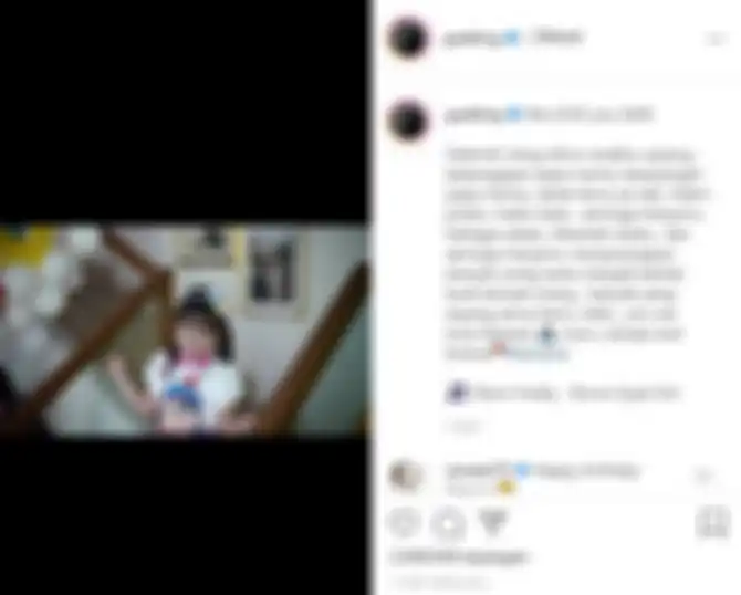 Gading Marten ucapkan selamat ulang tahun untuk Gempi (16/1).