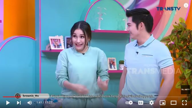 Ayu Ting Ting dan Nicky Tirta saling lempar gombalan 