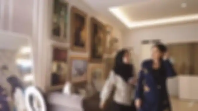 salah satu sudut di rumah Titi Kamal