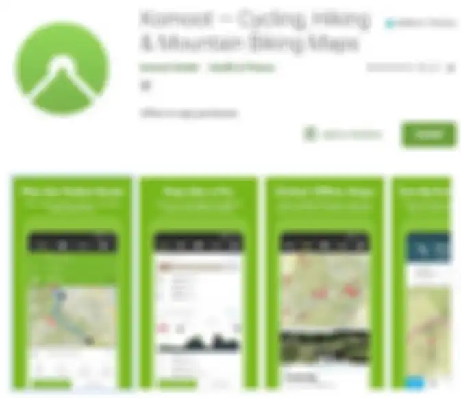 Aplikasi Komoot di Play Store