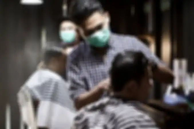Barbershop di tengah pandemi