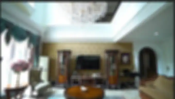 Ruang keluarga rumah Tania Nadira