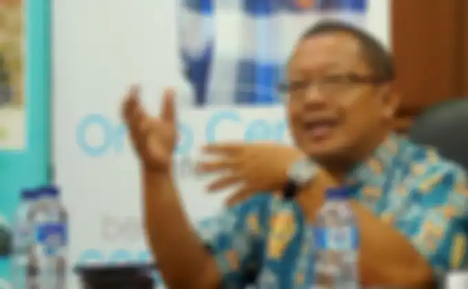 Onno W. Purbo saat meresmikan Onno Center dalam acara di Jakarta, Kamis (28/8/2014) 