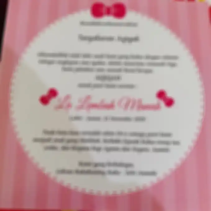 Aqiqah La Lembah Manah.