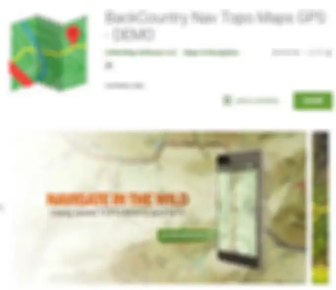 Aplikasi BackCountry Play Store