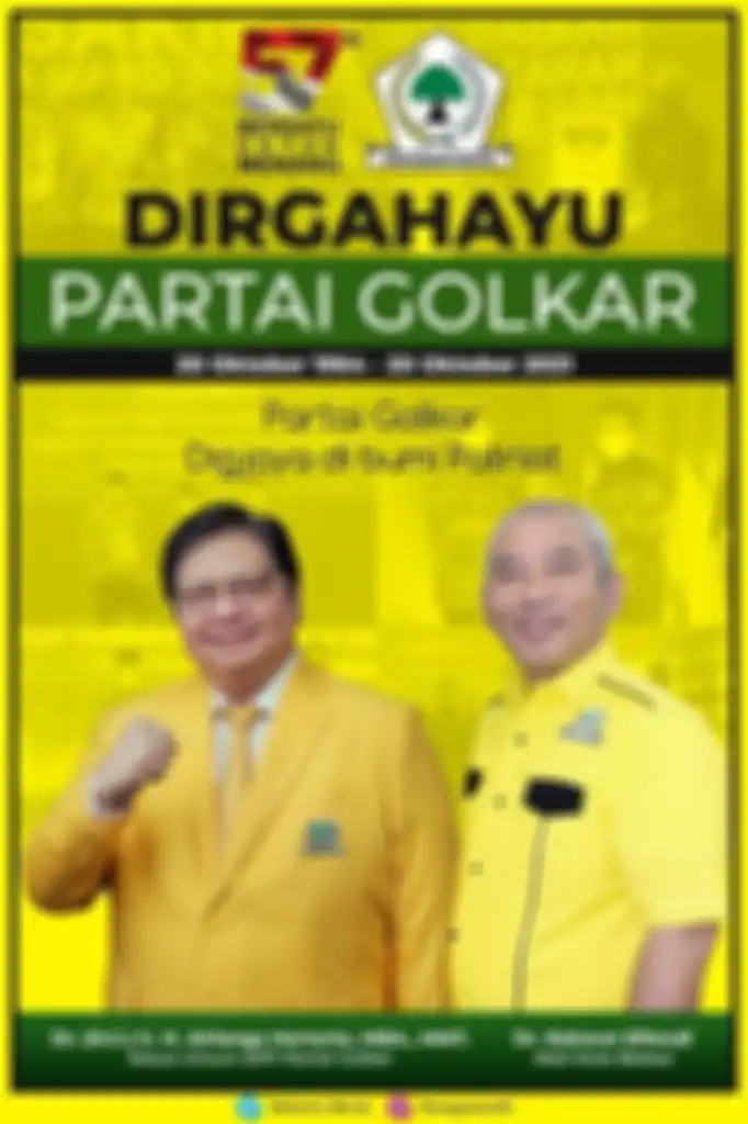 Foto kedekatan Rahmat Effendi dengan tangan kanan Presiden Jokowi, Airlangga Hartarto sempat diunggah dalam rangka ulang tahun Partai Golkar.