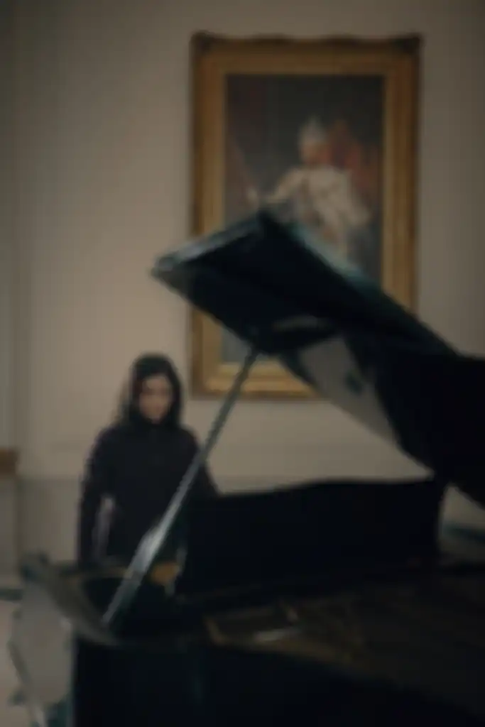 Isabelle Fuhrman as "Esther" in Orphan: First Kill from Paramount Players, eOne, and Dark Castle Entertainment.