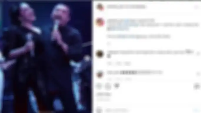 Ashanty tampil mesra dengan Anang saat manggung 