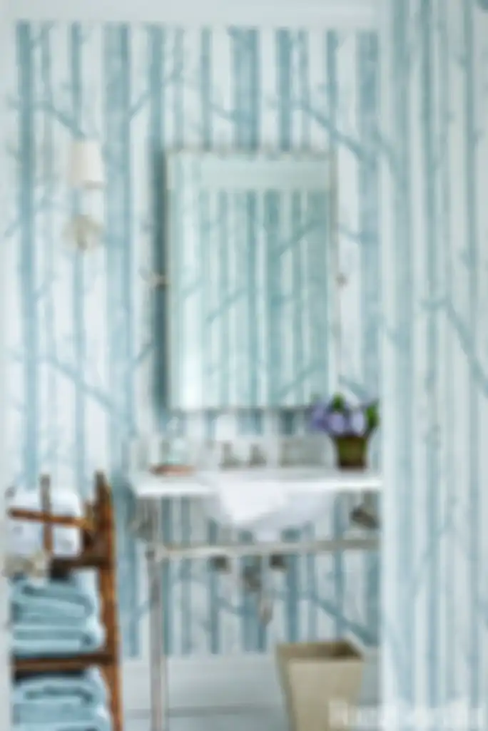 inspirasi kamar mandi bernuansa biru