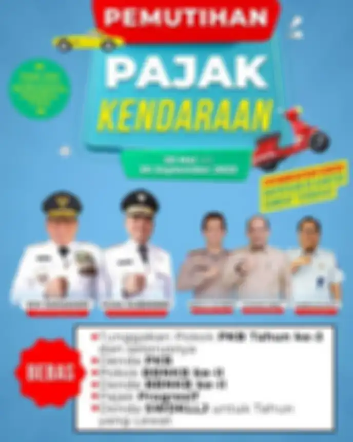 Berlaku sampai 30 September 2023, simak keringanan dari pemutihan pajak kendaraan di Sumatera Utara.