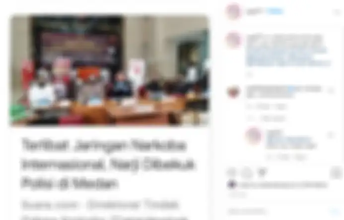 Narji diberitakan terlibat jaringan narkoba