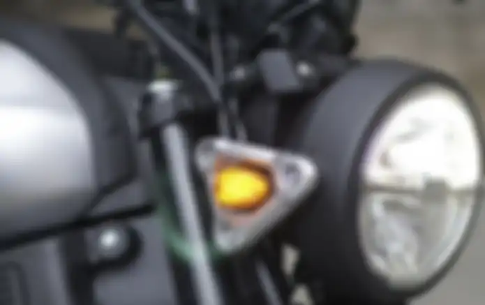 Lampu sein XSR 155 yang sudah dimodifikasi