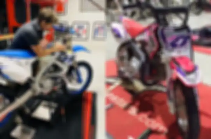TM 300 en fi dan Honda CRF 50 milik Casey Stoner