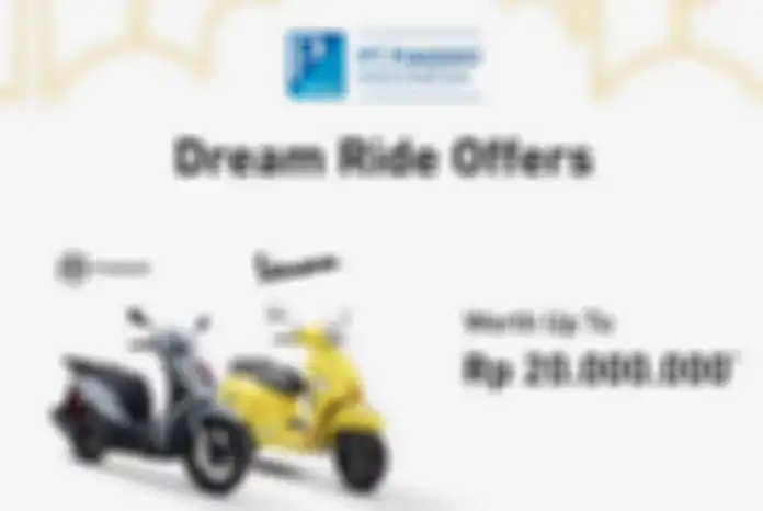 Pembelian motor Vespa dan Piaggio dapat voucher belanja sampai Rp 20 juta