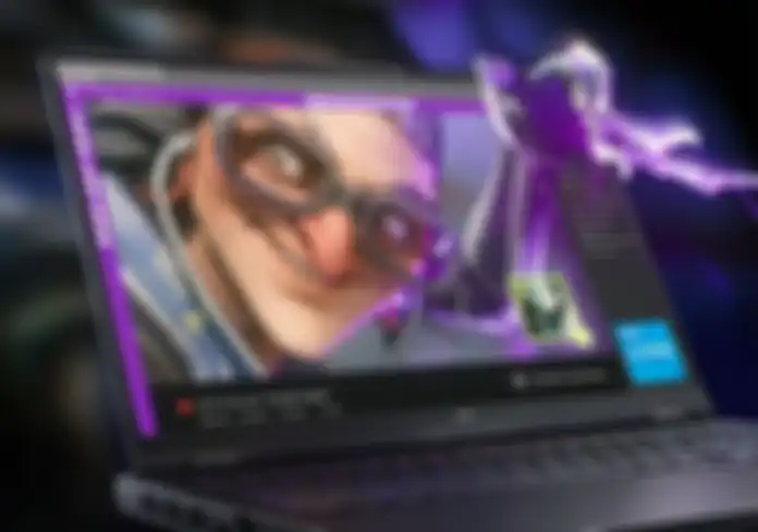 Tampilan layar laptop gaming Lenovo Legion Pro 7i.