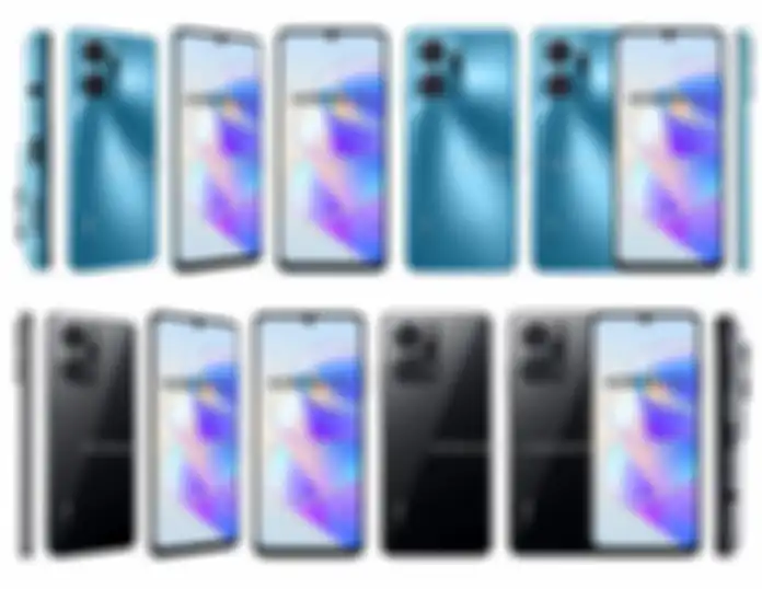 Desain render Honor X7a