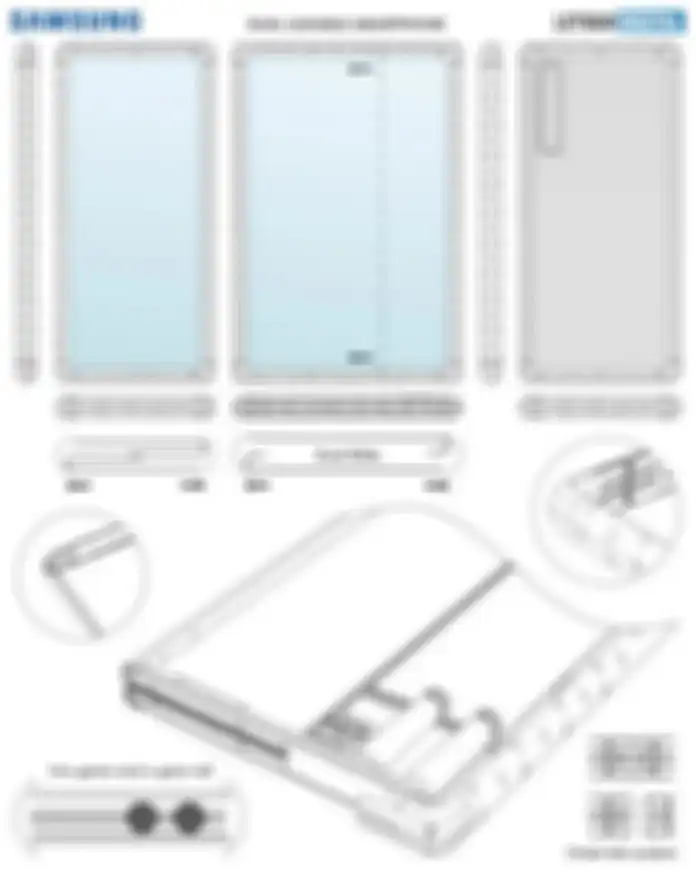 Paten hp layar gulung Samsung