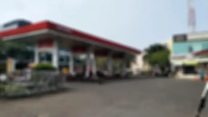 SPBU yang berlokasi di Karang Tengah, Tangerang tetap menyediakan BBM jenis premium.