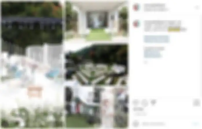 Dekorasi dan venue lamaran Rizky Billar dan Lesti kejora yang dibagikan fansbase @rennyoktafiyani  