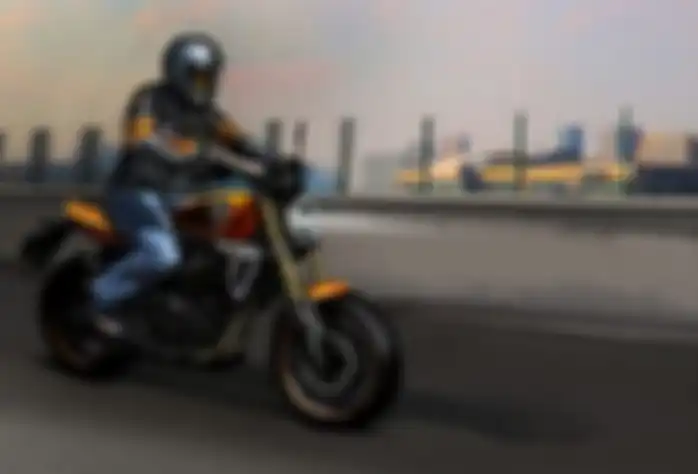 Ilustrasi berkendara dengan HD350.