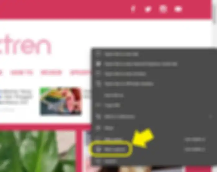 Pilihan Web capture di menu klik kanan 