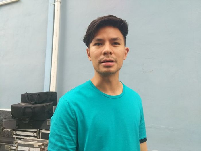 Fero Walandow saat Grid.ID temui di Kawasan Tendean, Jakarta Selatan pada Selasa (17/4/2018).