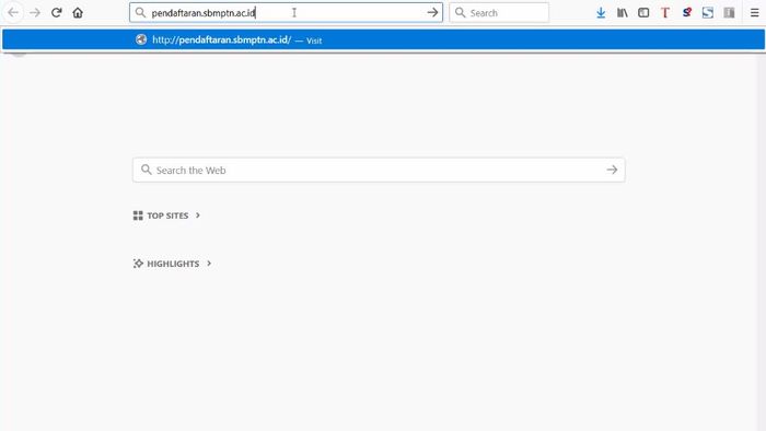 Tutorial Pendaftaran SBMPTN 2018