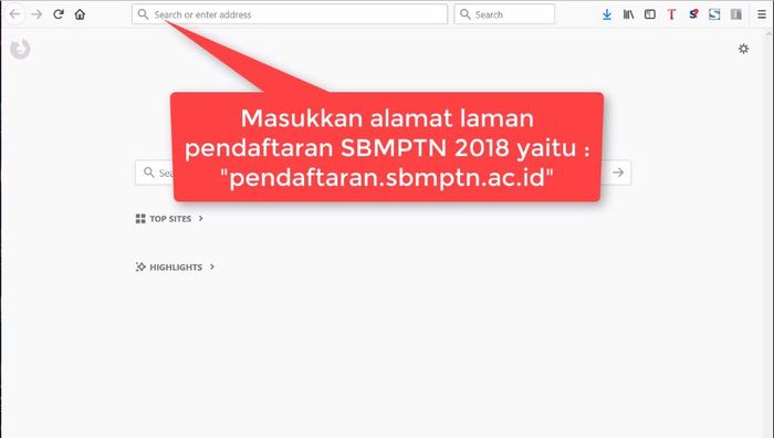 Tutorial Pendaftaran SBMPTN 2018