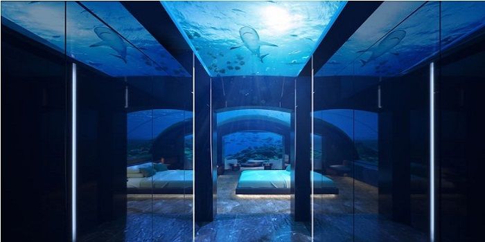 Vila bawah laut ini dirancang oleh Ahmed Saleem, direktur di Crown .