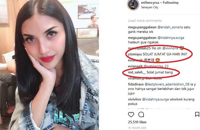 Millen diingatkan salat Jumat, netizen baik banget!