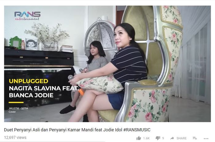 Nagita Slavina duet bersama Bianca Jodie
