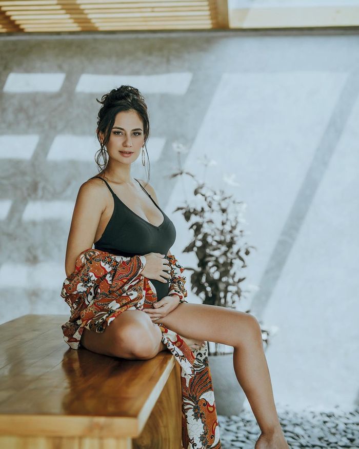 Marissa Nasution sering mengabadikan momen kehamilan