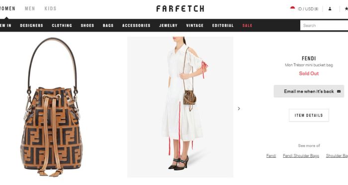 Tas mungil yang dibawa oleh Syahrini