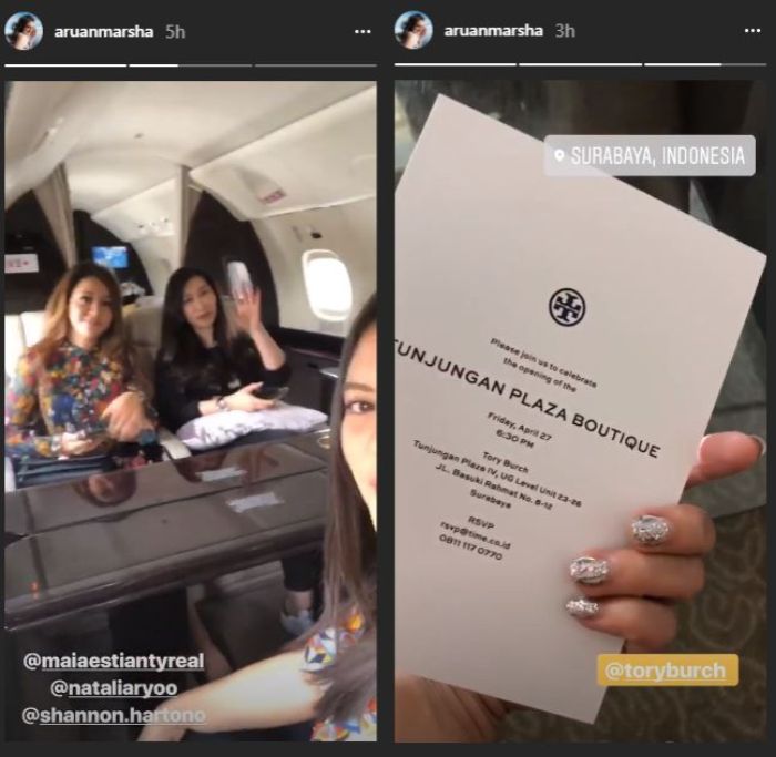 Marsha Aruan hadiri ajang bergengsi bersama Maia Estianty