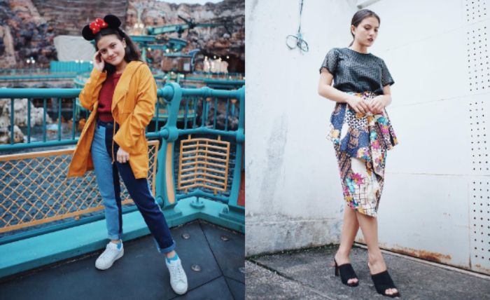 Marsha Aruan selalu oke dalam memadupadankan busana