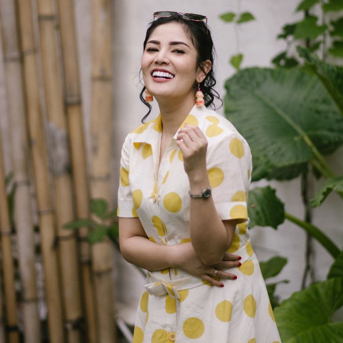 Nindy Ayunda selalu tampil fashionable