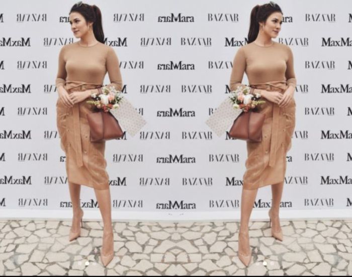 Penampilan Raisa yang memesona memang selalu menarik perhatian