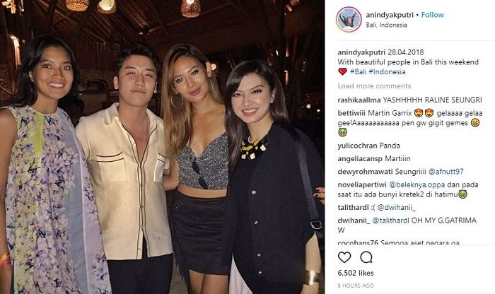 Raline Shah dan Seungri BIGBANG kembali terlihat bersama