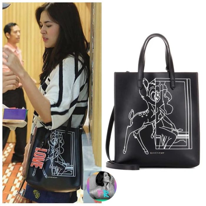 Raisa tampil cantik kenakan tote bag simpel seharga puluhan juta rupiah