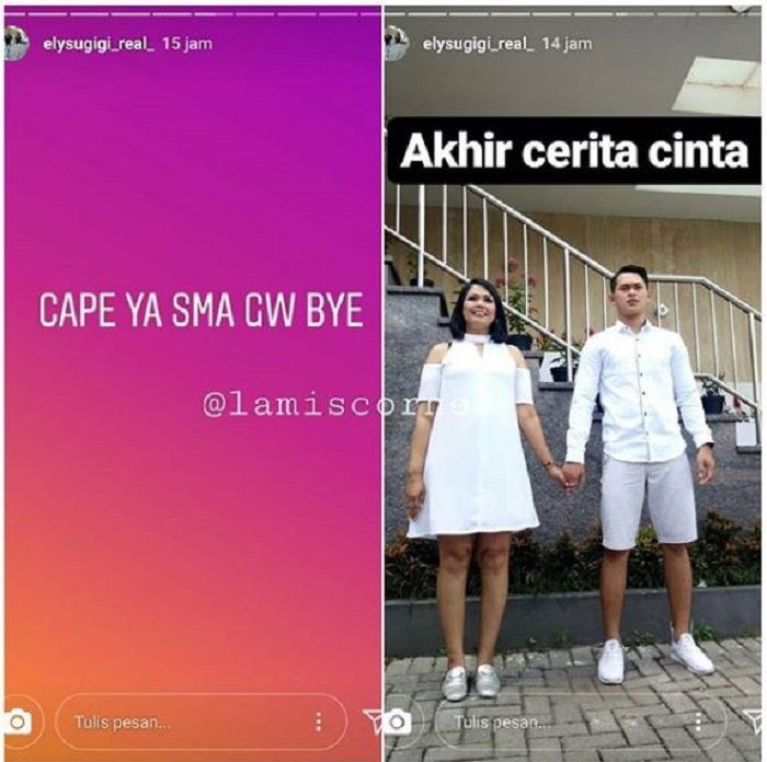 Ely Sugigi mengunggah sebuah insta story yang memancing komentar netizen.