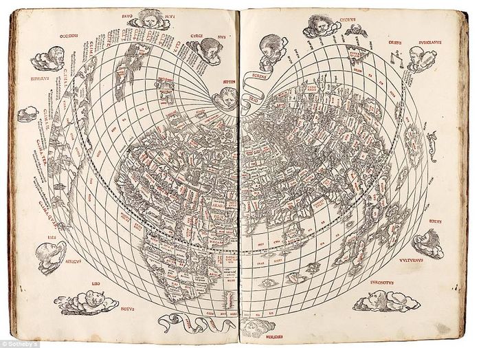 Atlas cetak pertama di dunia.