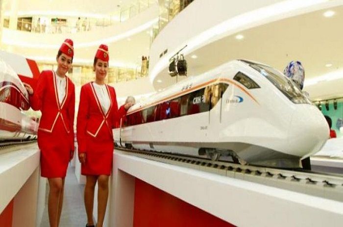 Mock Up kereta cepat Indonesia