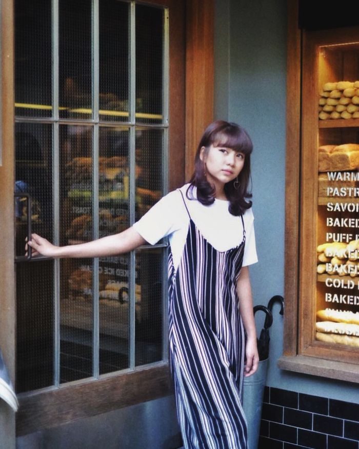 Ghea dengan gaya busananya